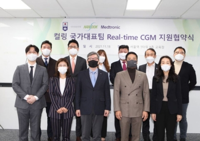 대우조선해양건설 김용빈 회장, 한독-메드트로닉코리아와 ‘컬링 국가대표 지원’ 나서