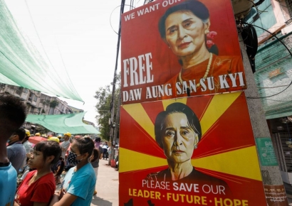군부 압승 미얀마 총선 중 408차례 공습…민간인 170명 숨져