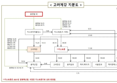 [지배구조]고려제강 최대주주 오른 홍석표 사장, 승계자금 비밀은 2000% 배당②