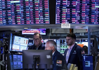 [뉴욕증시]PCE인플레 확인에 혼조…다우는 올해 최대폭 급등