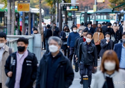 [내일날씨]월요일 출근길 반짝 추위…내륙 중심 아침 5도 미만