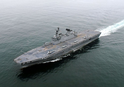 해군, 헬기 이·착함 자격 연합·합동 해상 훈련