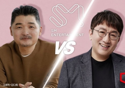 [SM 경영권 전쟁]3월은 주주들의 시간…하이브·카카오, 서로 약점 공략
