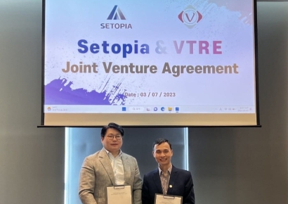 세토피아, 베트남 기업 ‘VTRE’와 국내 합작법인 설립 계약