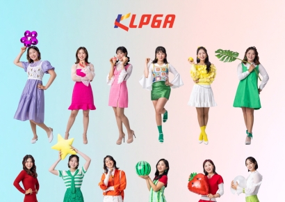 홍보모델 화보 공개…"우리가 KLPGA 얼굴"