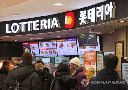 롯데리아 가격 인상…불고기 버거 세트 6900원→7100원 