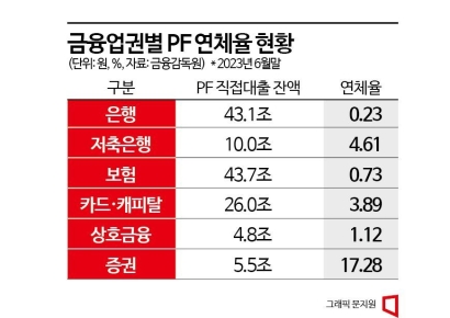 [살얼음판 PF시장]②PF 대출 만기 연장에 연체율 '착시'…드러나지 않은 부실 많아