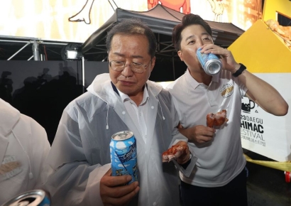 홍준표 “이준석 판단 애석…조국에 가로채기 당해”