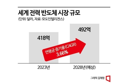 전력 반도체 사업 '활발'…500억달러 시장에 쏠린 눈