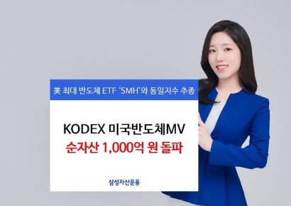 KODEX 미국반도체MV, 순자산 1000억 돌파