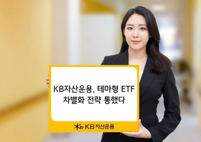 '테마형ETF 차별화' KB운용, 2년새 수탁고 62%↑