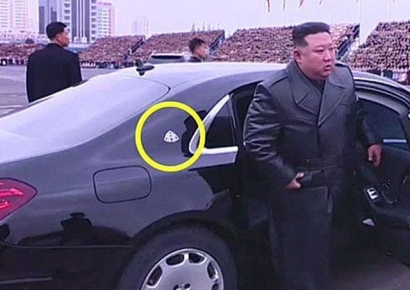 "수출 금지 차인데…" 北 김정은, 3억대 마이바흐로 전용차 바꿨다 