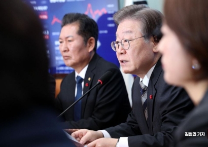 [포토] 이재명 "12월인데 부산에 벚꽃…기후에너지부 신설해야"