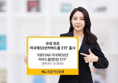 KB자산운용, 국내 첫 미국채30년커버드콜 ETF 출시