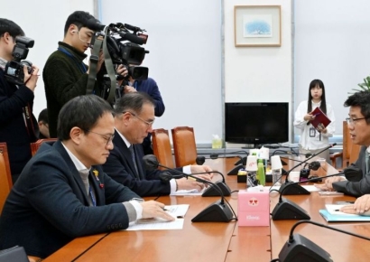 [포토] 여야 2+2 합의체 회의