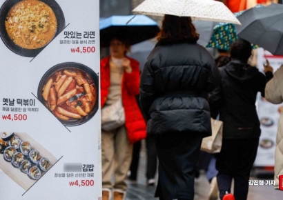 "자장면, 너마저"…물가상승률 2배 뛴 외식비