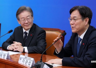 [포토] 야당 대표 찾은 이관섭 대통령실 정책실장