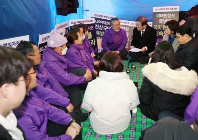 이재명, 이태원참사 유가족 만나 "이번 임시회서 특별법 처리"