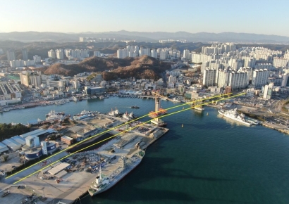 포항 도심교통 허브·랜드마크, ‘동빈대교’ 건설 순항