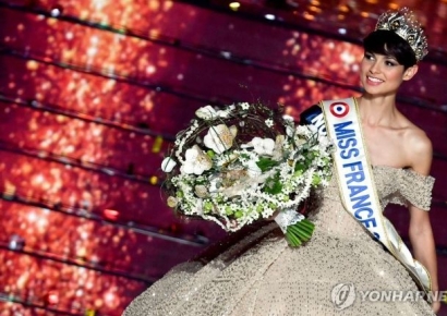 "103년 역사상 처음"…'숏컷' 머리로 우승한 미스 프랑스에 논쟁 격화