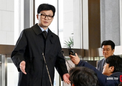 [포토]한동훈, 김건희 특검법에 "법 앞에 예외 없지만, 이건 악법"