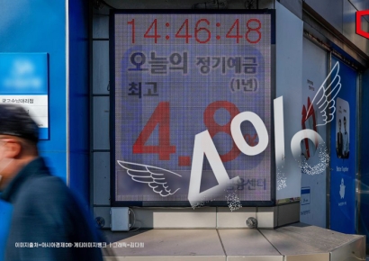 [1mm금융톡]시장금리 하락에…자취 감춘 '4%대'