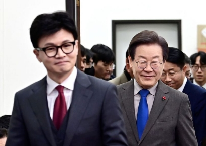 "차기 대통령감 선호도, 한동훈 24%·이재명 22%"