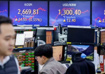 [포토]상승 마감한 코스피