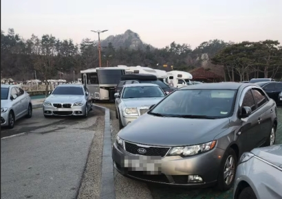 해돋이 본다며 주차장 길막주차…전화 안받고 사과도 없어