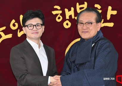 한동훈, 김호일 대한노인회장 만나 "다 제 책임"사과