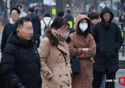 [포토]두툼한 출근길
