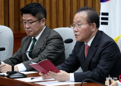 [포토] 윤재옥"쌍특검법, 총선용 민심교란 악법"