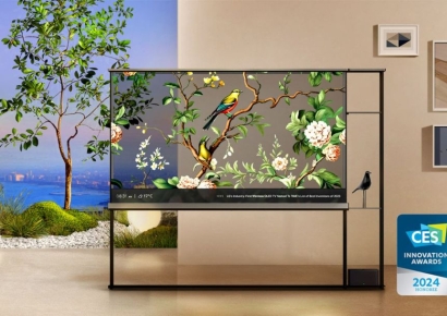 'TV 끄니 투명유리'…LG전자, CES서 투명OLED TV 최초 공개