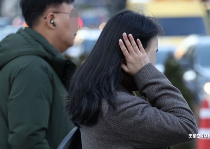 [포토] 귀 시린 출근길
