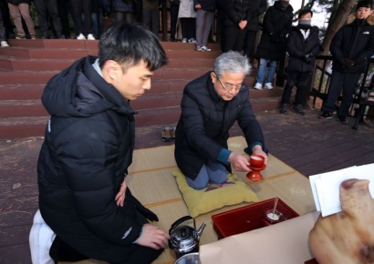 신동아건설, 양양 죽도정 찾아 수주기원제 올려
