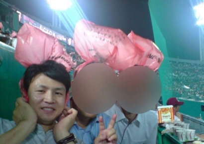 부산 야구 관람이 거짓말? 10년 전 봉다리 응원샷 인증한 한동훈