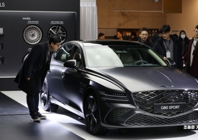 [포토]신형 제네시스 G80 뭐가 바뀌었나?
