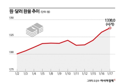 [Why&Next]두달반만에 최고치 찍은 원·달러 환율…어디까지 오르나