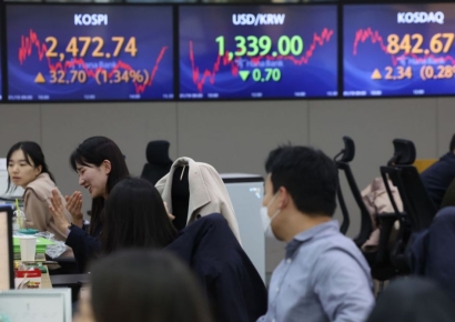 외국인, 6거래일만에 '바이 코리아'…코스피 1.34% 상승 마감 