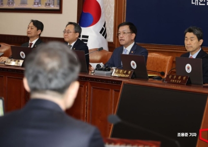 [포토]국무회의에서 발언하는 최상목 경제부총리
