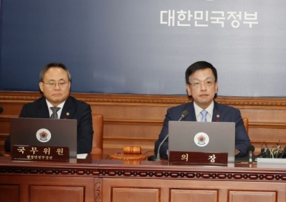 [포토]국무회의 주재하는 최상목 경제부총리