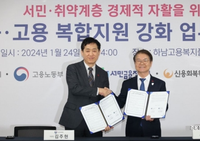 [포토] 서민-취약계층 경제적 자활 위한 MOU