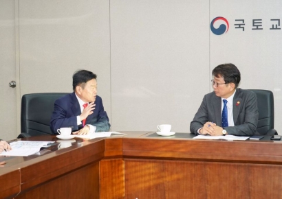 이필형 동대문구청장, 국토부장관과 면담  GTX-B노선 환기구 등 현안 논의