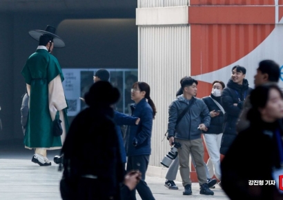 [포토]패션 위크에 등장한 한복