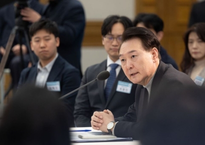 대통령실 "尹, 오늘 오후 대통령실서 KBS와 신념 대담 촬영"(상보)