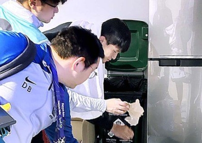 "인성도 월드클래스"…도핑 검사 마친 김민재가 한 행동
