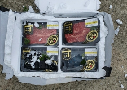 20만원 한우세트 뜯어먹은 길냥이…"마당에 배송한 기사가 물어줘"