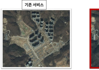 국토위성지도 웹 서비스 14일 개시…국토위성 정보 한곳에