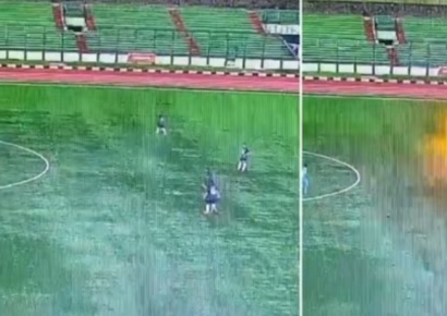 경기 중 벼락맞아 숨진 축구선수…각계 애도 물결