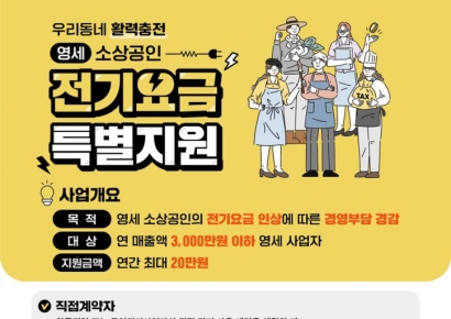 전기값 허덕이는 자영업자...정부, 20만원씩 준다